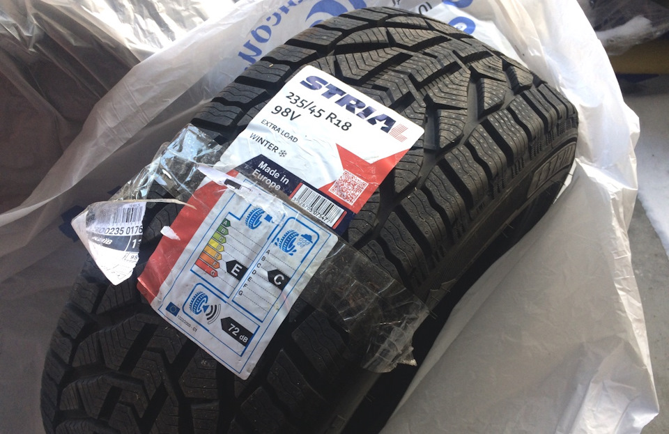 Strial Winter 235/45/18 98V на Audi A6 C6 (Strial/Taurus/Tigar/Orium від Michelin) 3