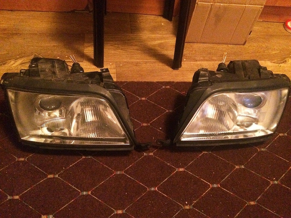 Фари Hella+повороти Depo Audi A6 C4 1
