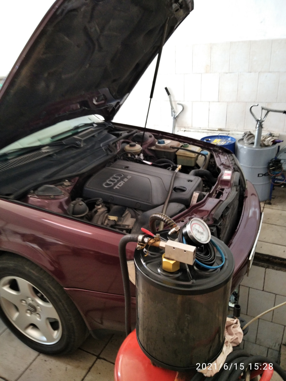 Перехід на Motul 5w40 та заміна мастила в КПП Audi A6 C4 AEL 3