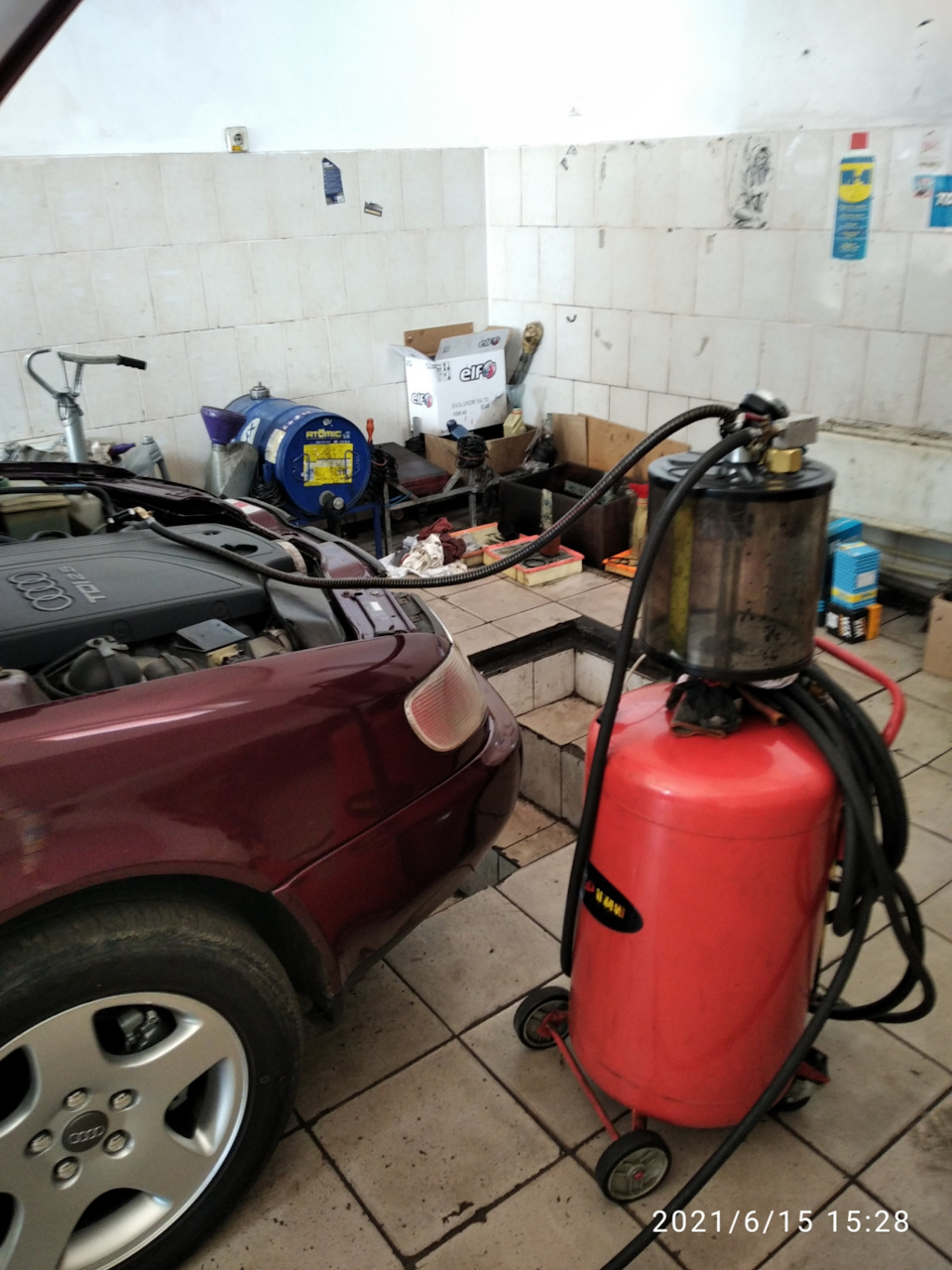Перехід на Motul 5w40 та заміна мастила в КПП Audi A6 C4 AEL 4