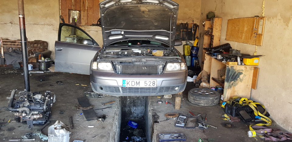 Заміна з варіатора на МКПП Audi a6 c5 1.8T AWT 1