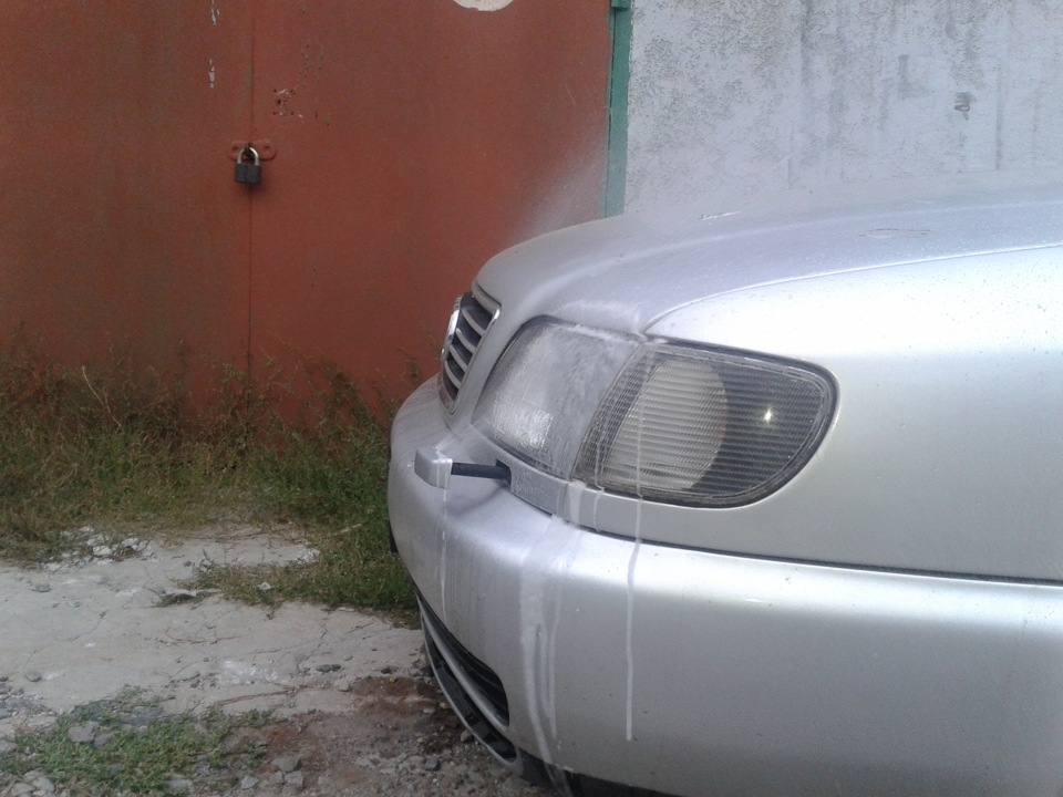 коли поставив омивачі фар бризкали слабо :( 2