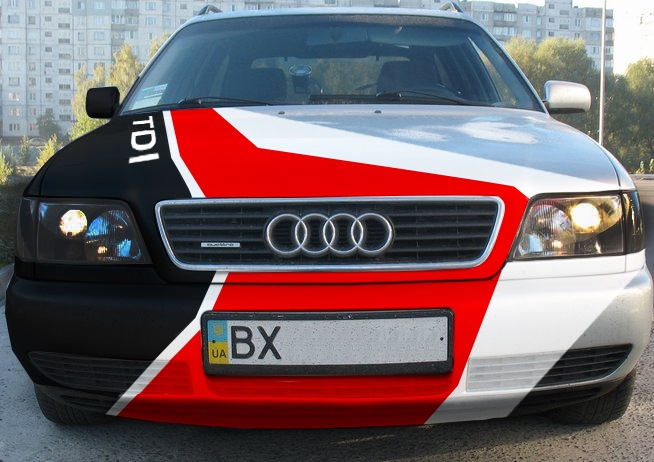 Плани по поклейці AUDI TDI-Power 1