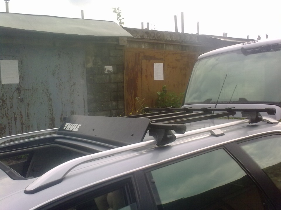 Самодельний багажник аля THULE з обтічником 4