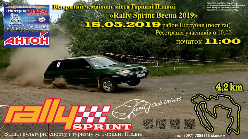 Горишні Плавні Rally Sprint ВЕСНА 2019