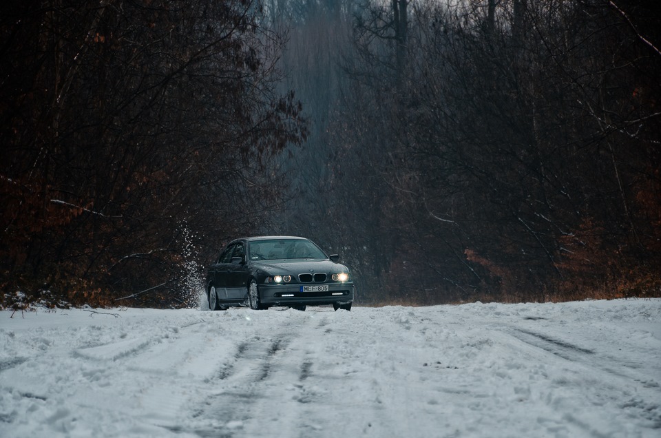 Зимова фотосесія BMW 530d 2