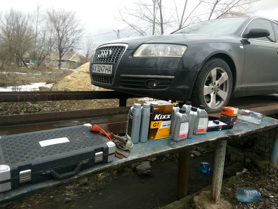 Заміна масла в двигуні та CVT 01J 1