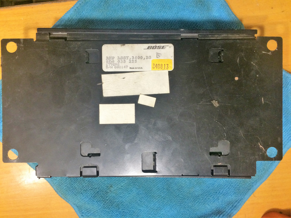 Гібридний BOSE - ремонт підсилювача AMP ASSY 3400 4