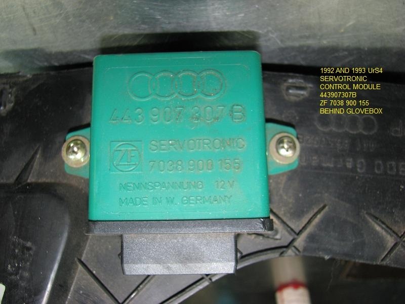 Servotronic Audi C4/4A або активне рульове управління 3