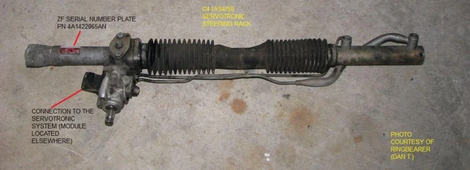 Servotronic Audi C4/4A або активне рульове управління