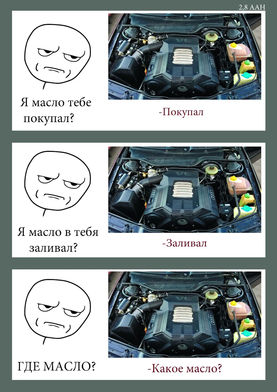 Масляний щуп. Audi A6C4