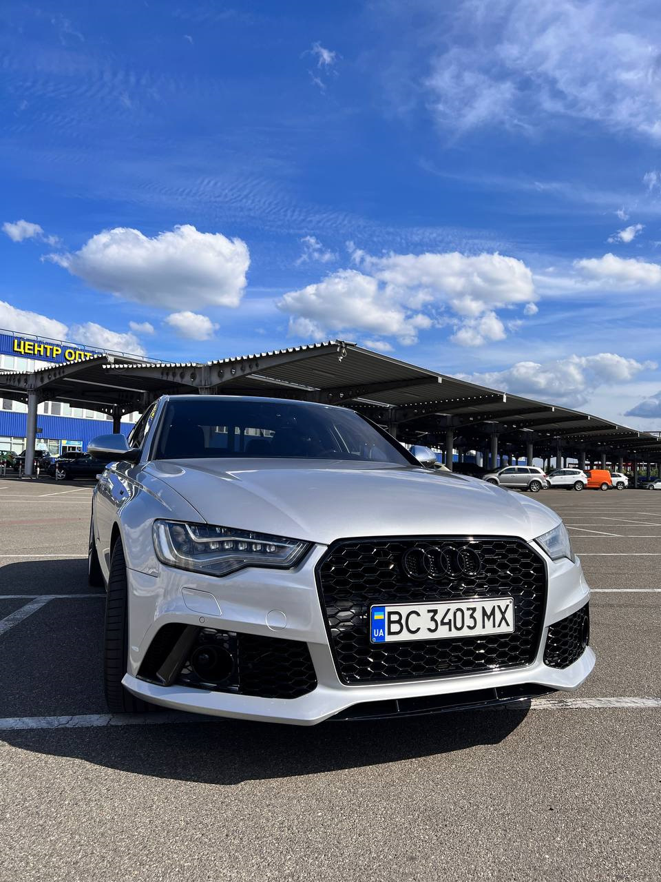 Дехром + бампер у стилі RS 1