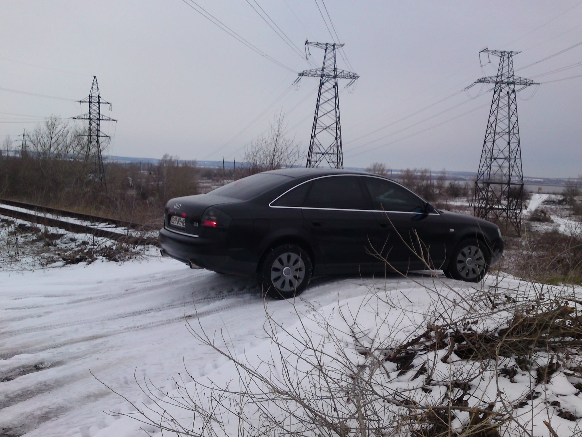 А6 V6 + сніг + бруд = фотосет у Каневі! 3