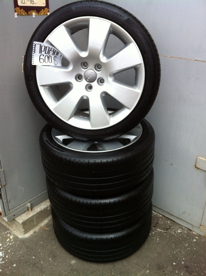 Продам диски з гумою Audi original R18 235/40 5х112 2