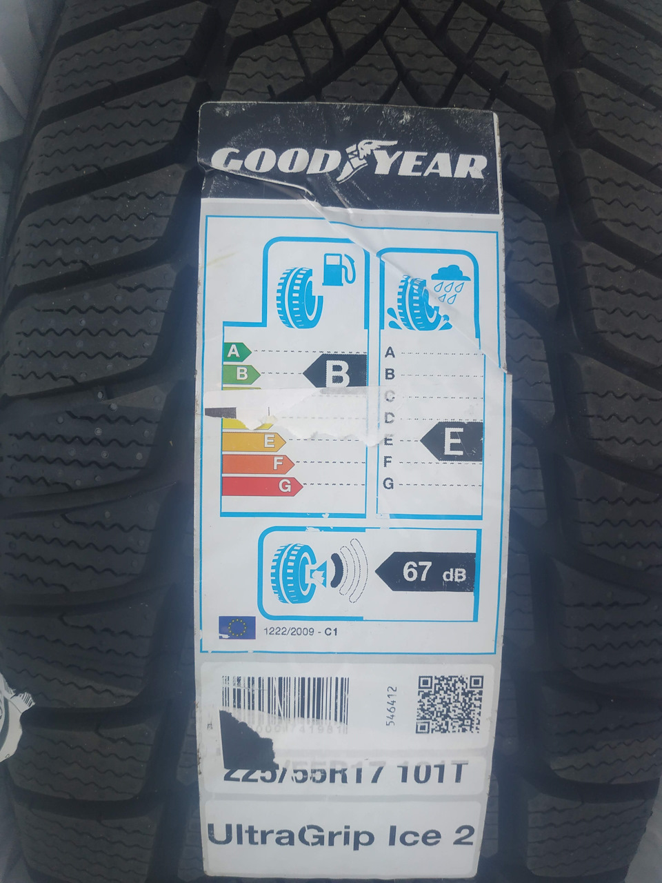 Зима вже близько...або Goodyear UltraGrip Ice 2 225/55 R17 101T XL 1