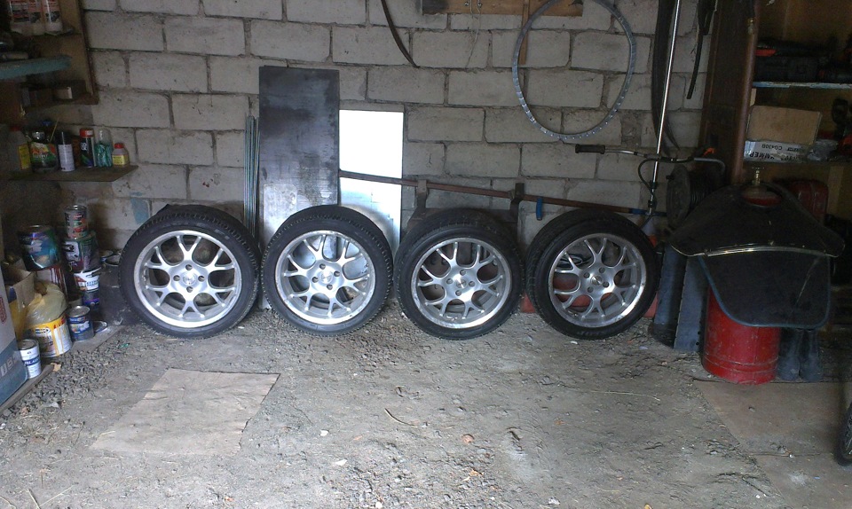 Borbet R17 на Speedline R15 4