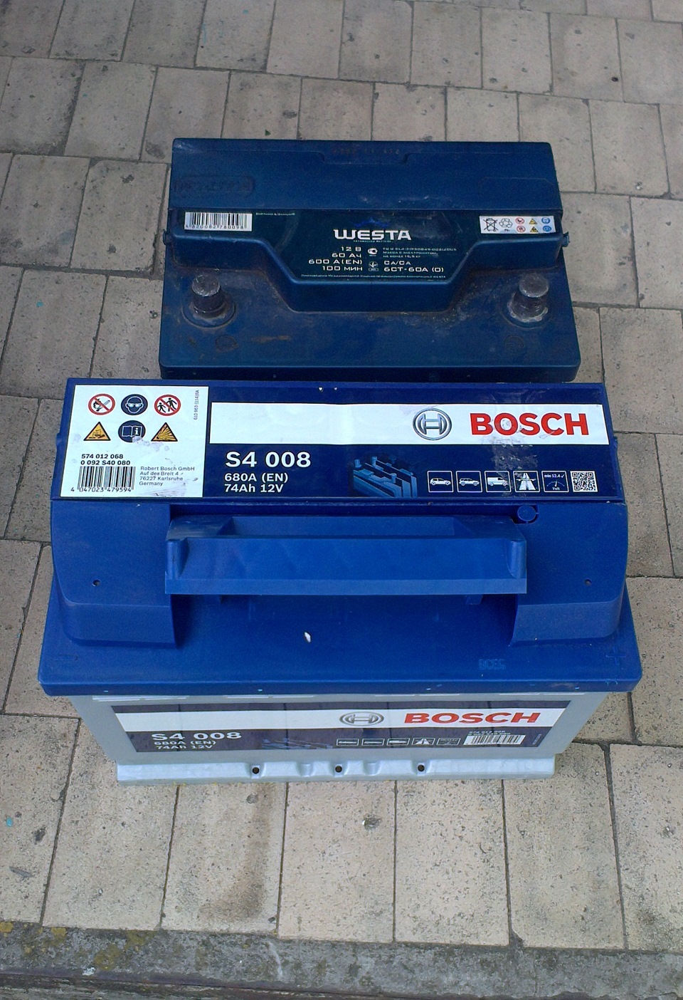 Westa на Bosch/ Заміна акумулятора. 1