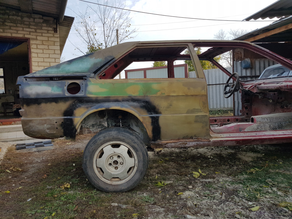Рухаю у правильному напрямку. Coupe+200quattro c3. Задня частина з підвіскою Ч2. 2