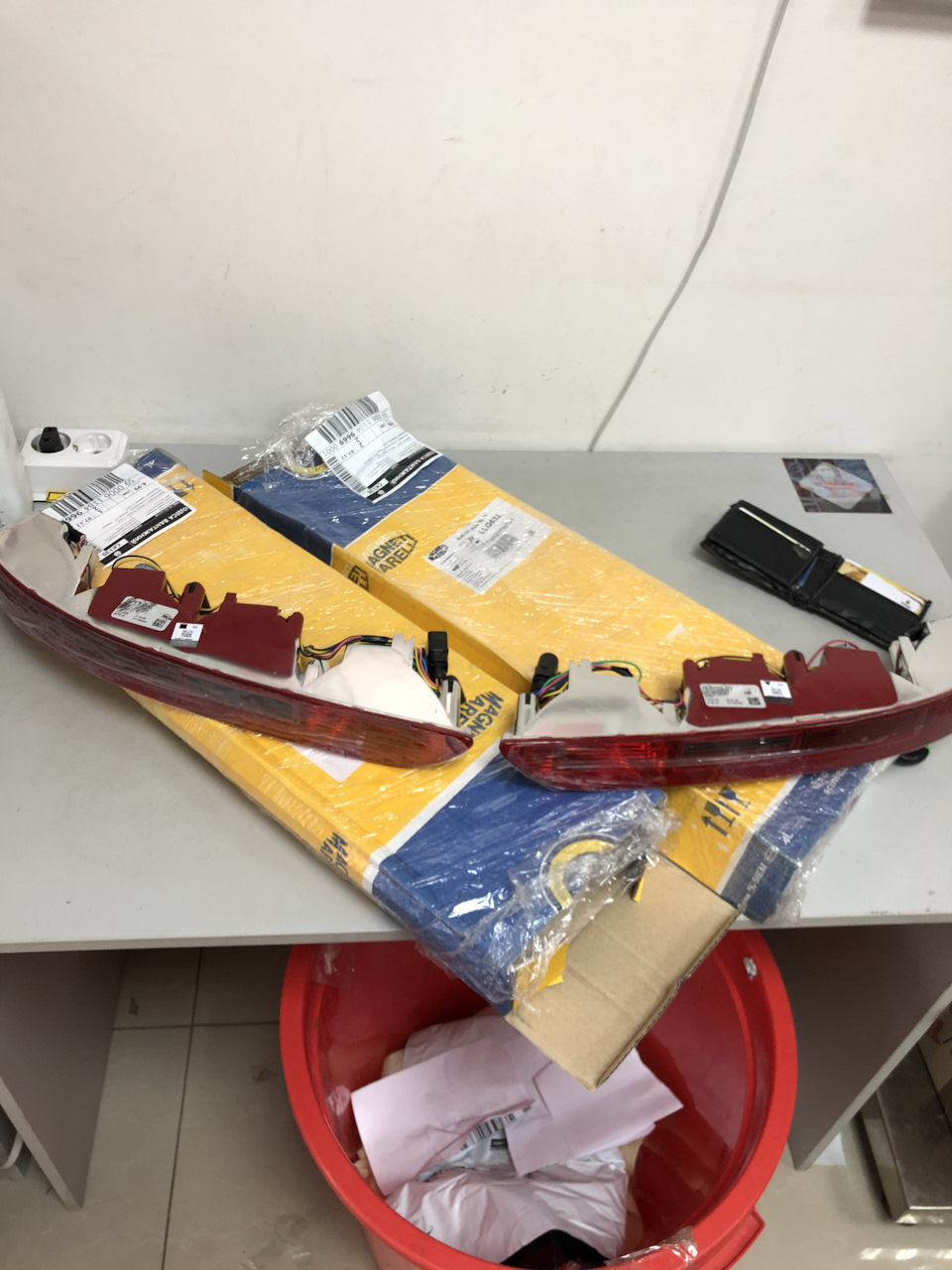 Попередня установка заднього бампера 1