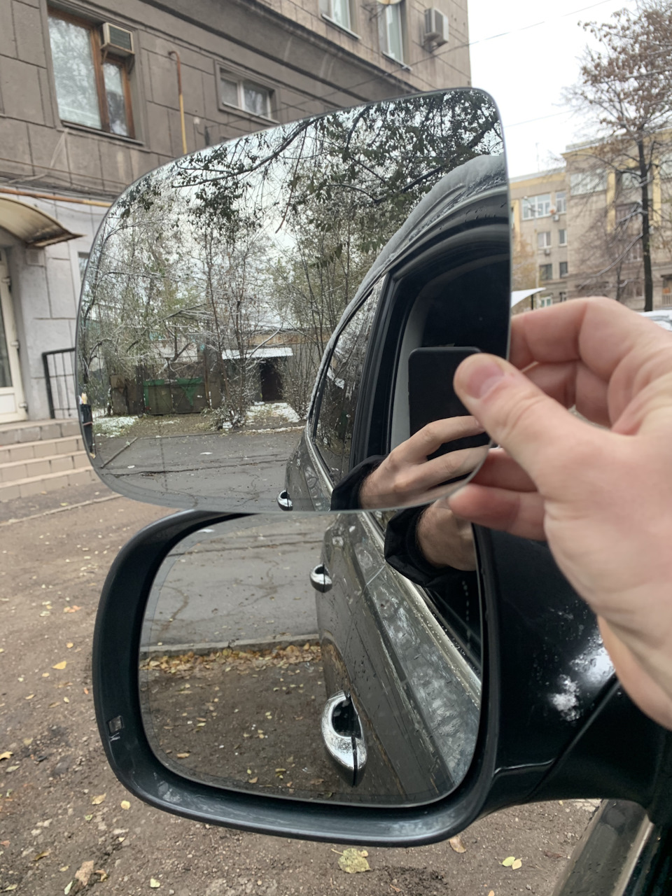 Зміна лівого дзеркального елемента. 1