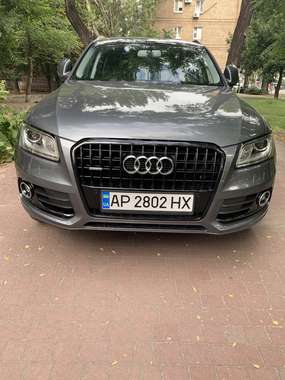 Значек решетки и шильдик quattro 4