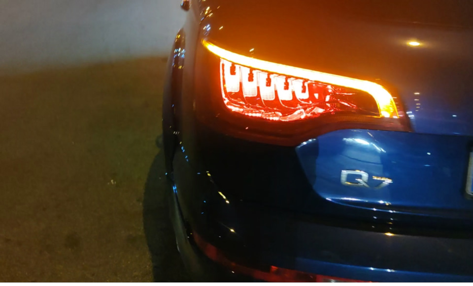 Задні стопи з US в EU Audi Q7 4L 1