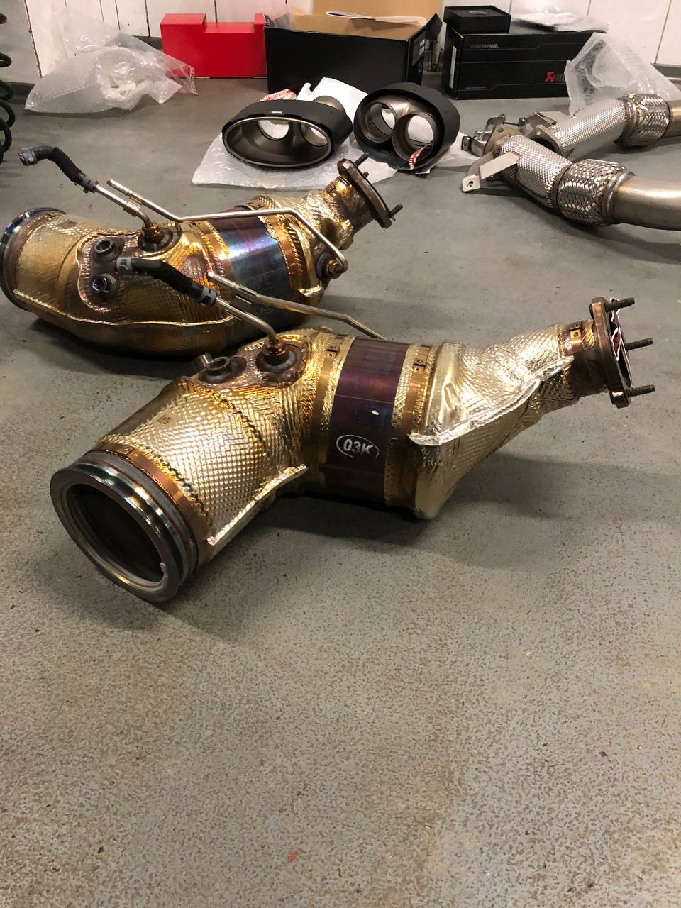 Титановий вихлоп + спорт кати Akrapovic 5