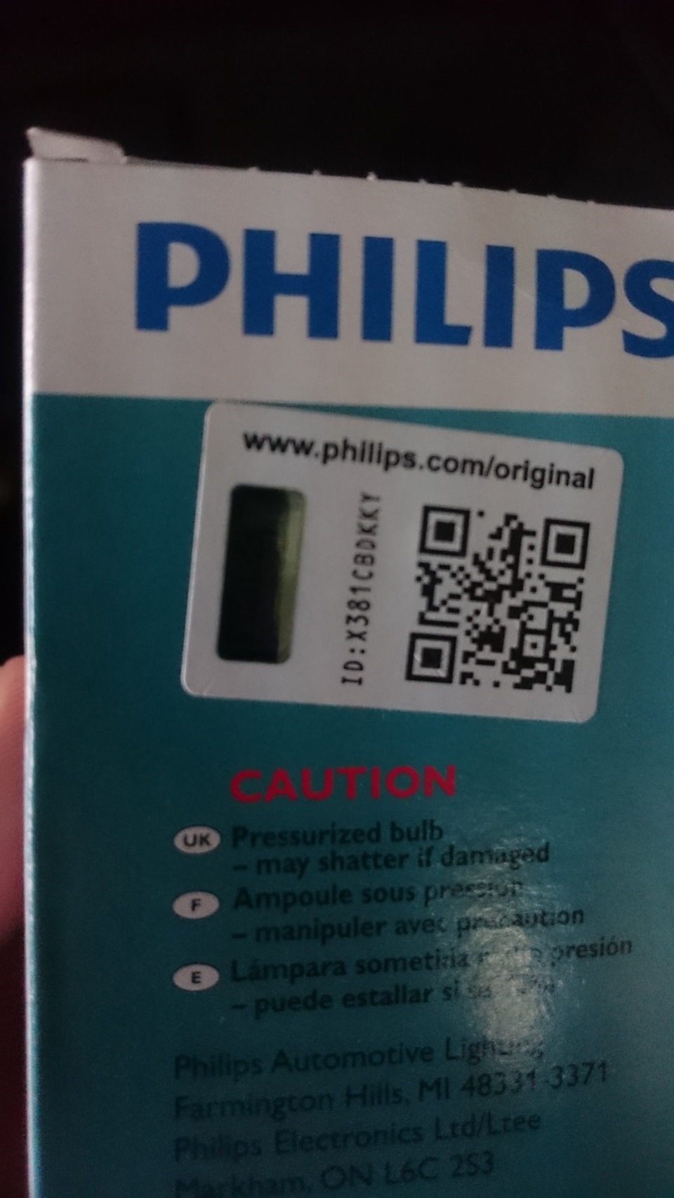 Philips D3S X-tremeVision 4800K 42V 35W (p/n 42403XVS1) 3