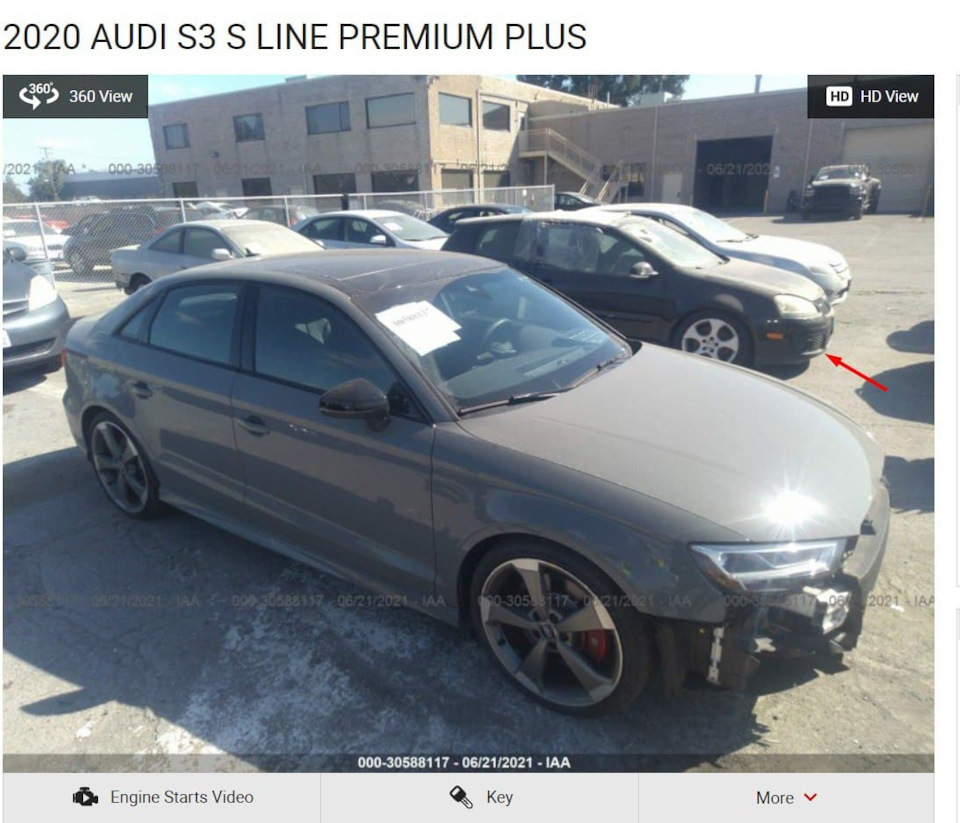 Купівля Audi S3 на аукціоні 1