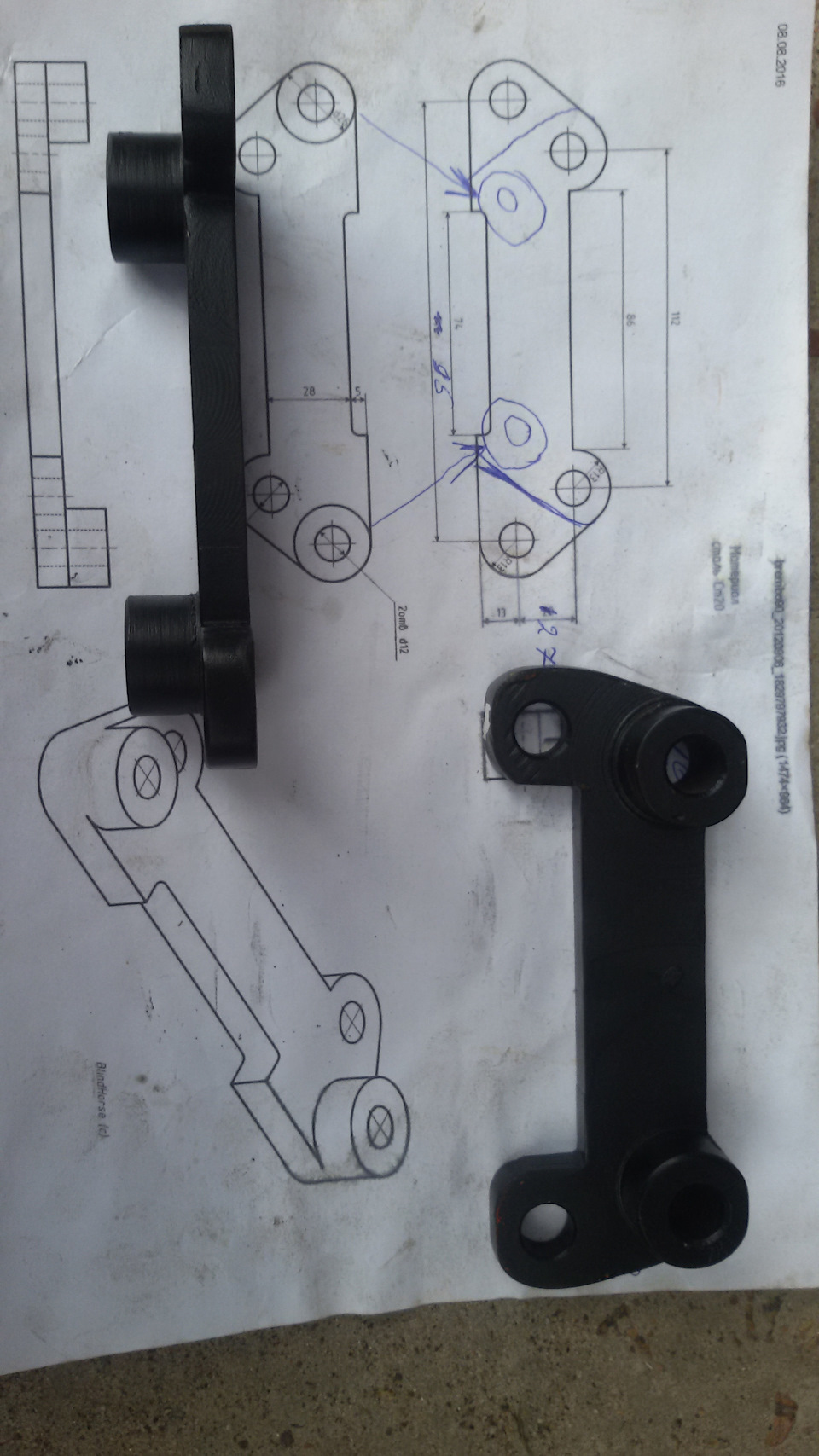 Передні супорти Brembo 5