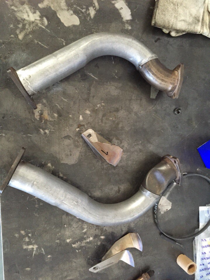 # 72 Прийомні труби, безкат, test pipes, робимо заново. 3