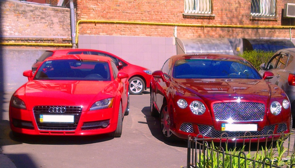 Audi TT with Bentley Continental 3