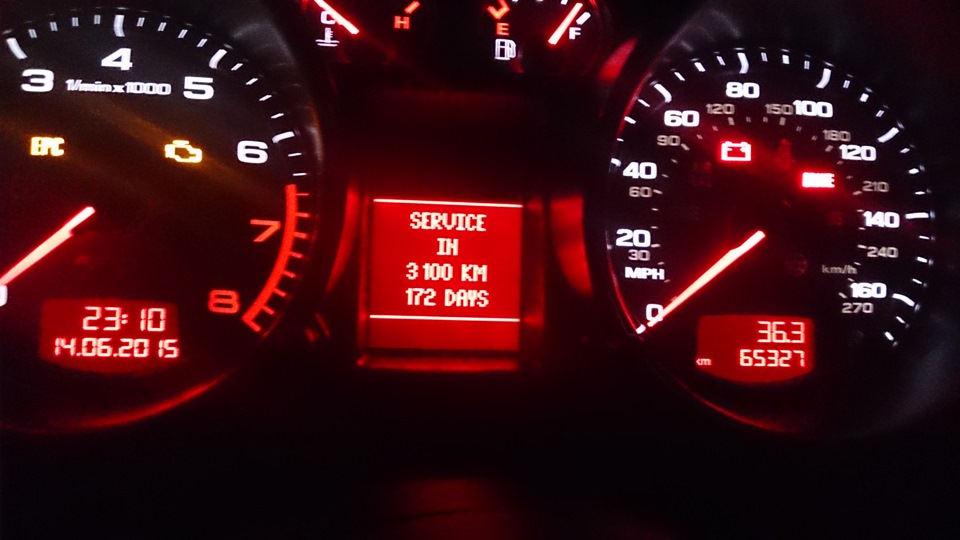 Скидання сервісного інтервалу на AUDI TT 1