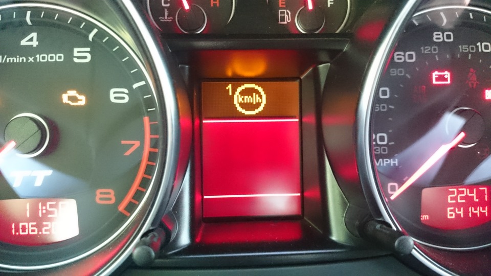 Speed ​​Warn (попередження про перевищення швидкості) Audi TT 5
