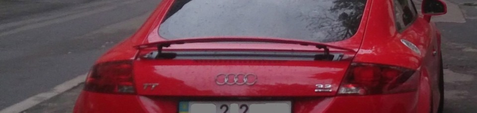 Задній спойлер Audi TT 2