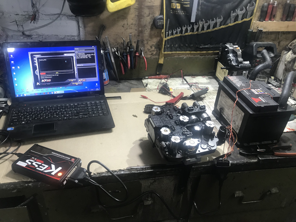 Слив dq250 kess-ом 4