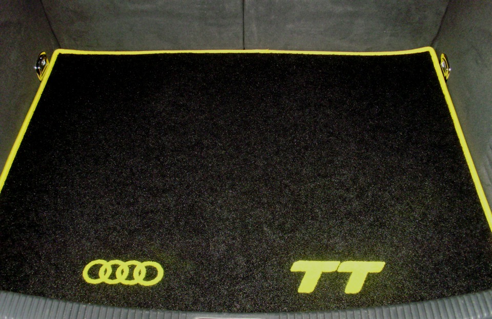 Килимок в багажник Audi TT (Yellow style) 3