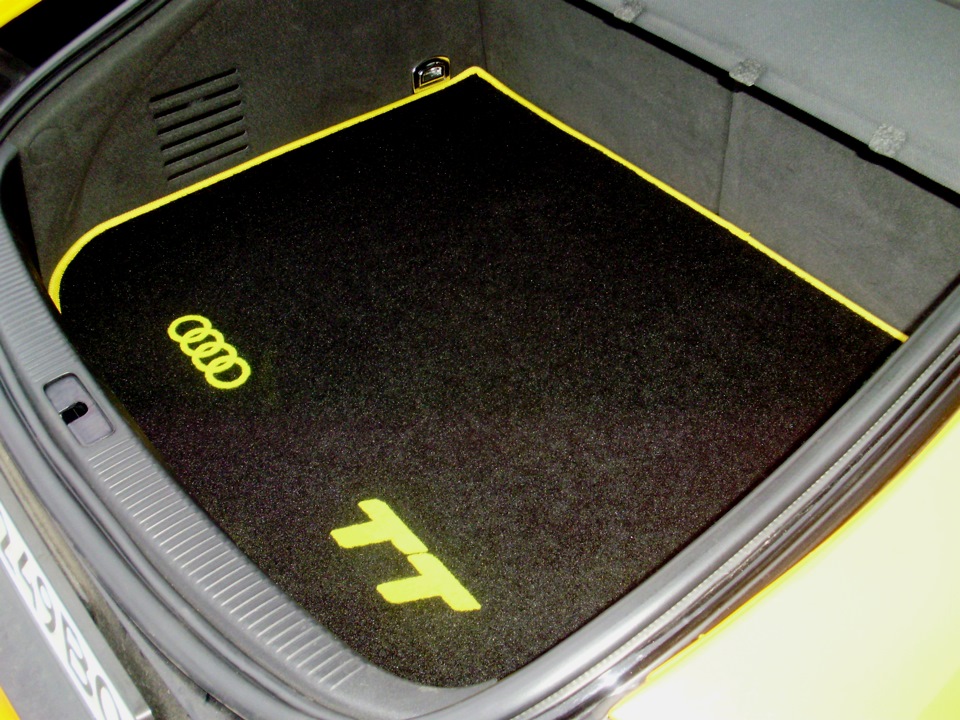Килимок в багажник Audi TT (Yellow style) 4