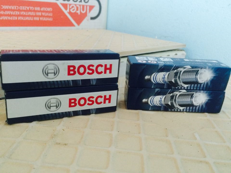 Заміна свічок запалювання BOSCH Double platinum 1