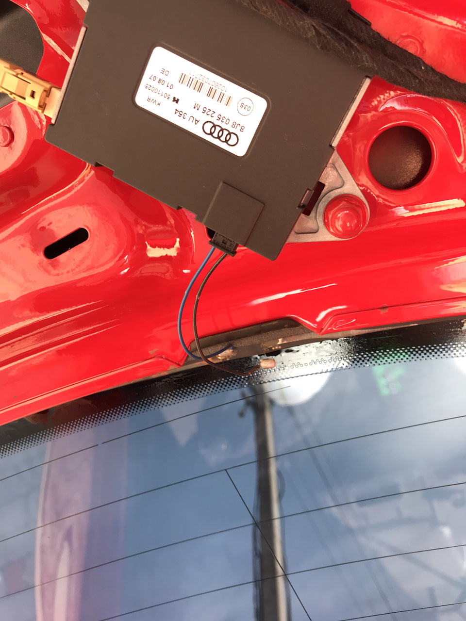 Усунення помилки 00821 (антена 2 для радіо G93) AUDI TT 3
