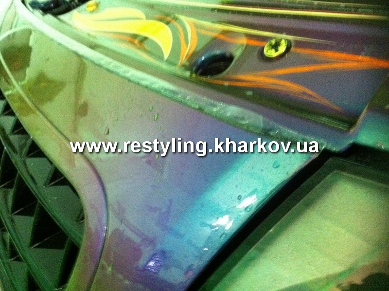 Фото бронювання кузова поліуретановою плівкою. 2