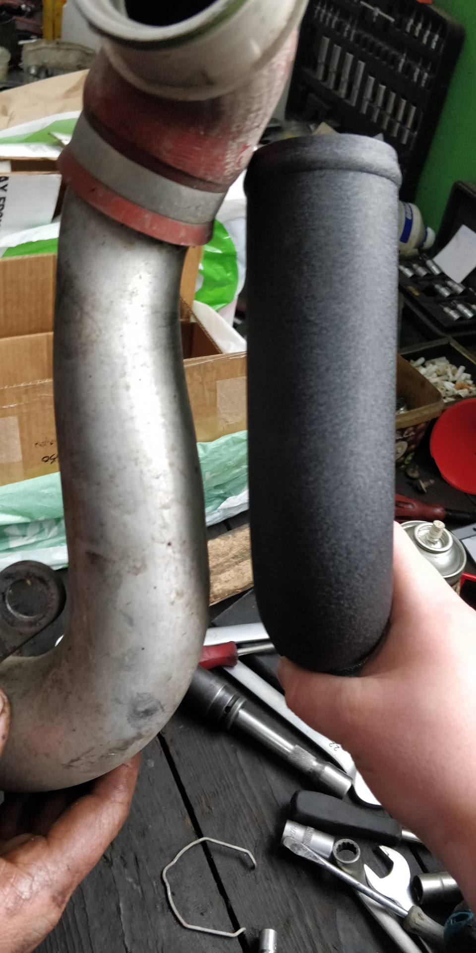 CTS Outlet pipe - встановлення 5