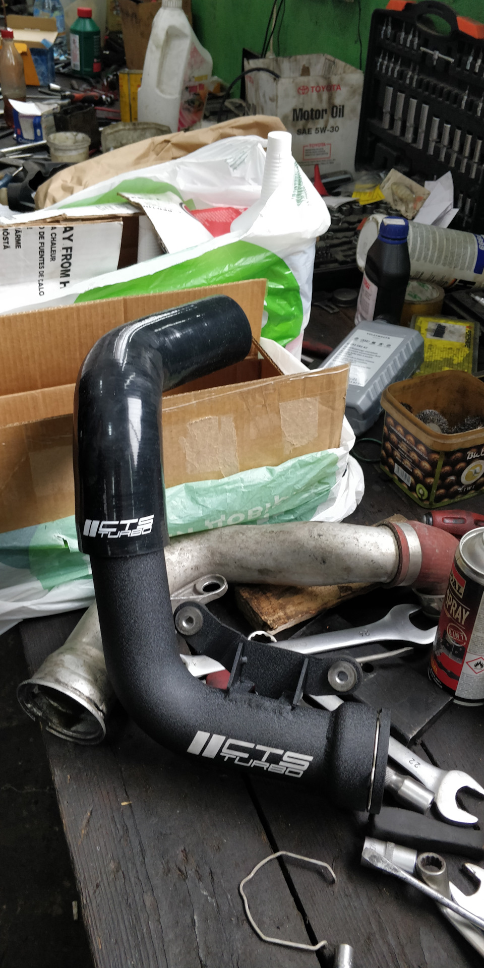CTS Outlet pipe - встановлення 4