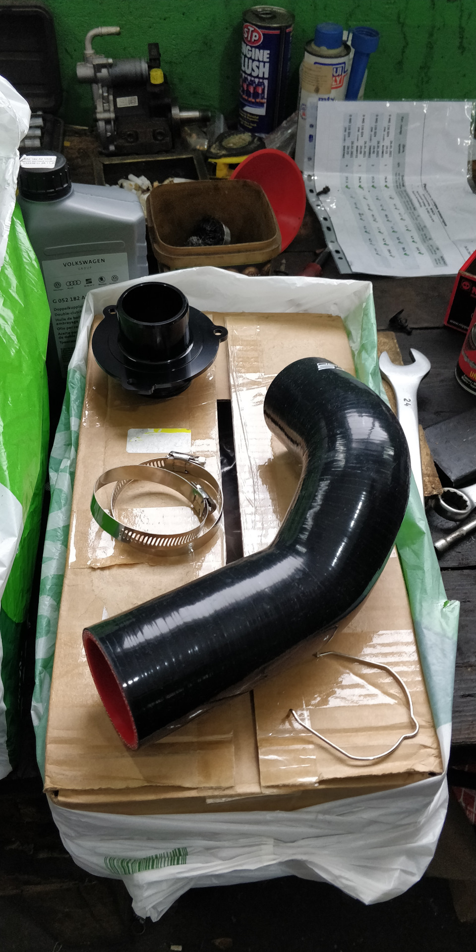 CTS Outlet pipe - встановлення 1