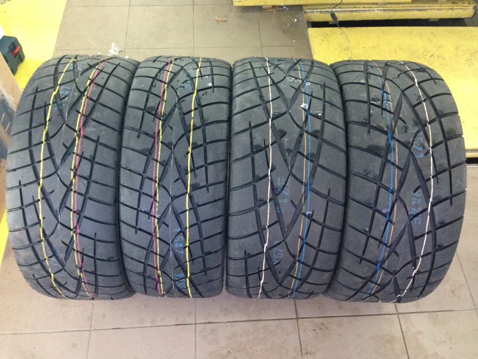 Toyo R1R, диски, проставки Eibach 1