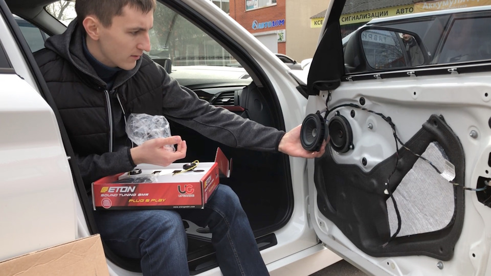 Встановив Eton B100w + Audio System AX 08 BMW PLUS EVO 1