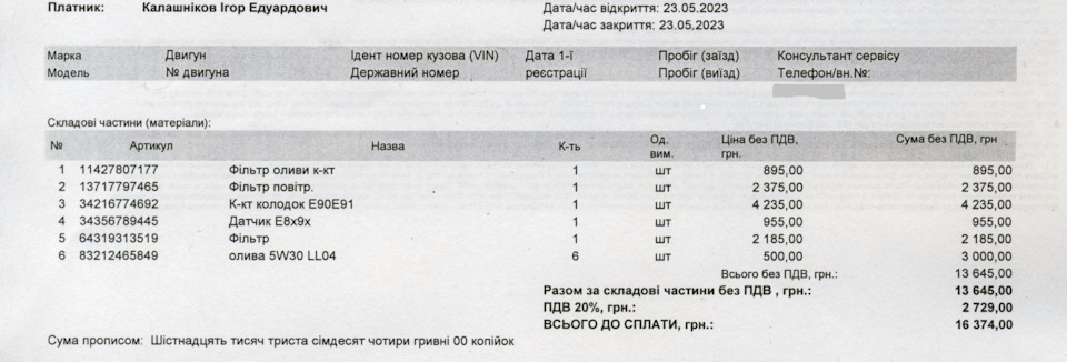ТО чергове. 1
