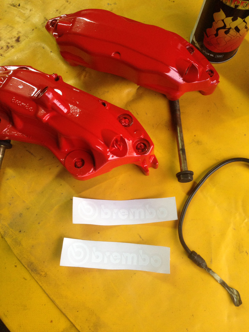 Фарбування супортів brembo 2