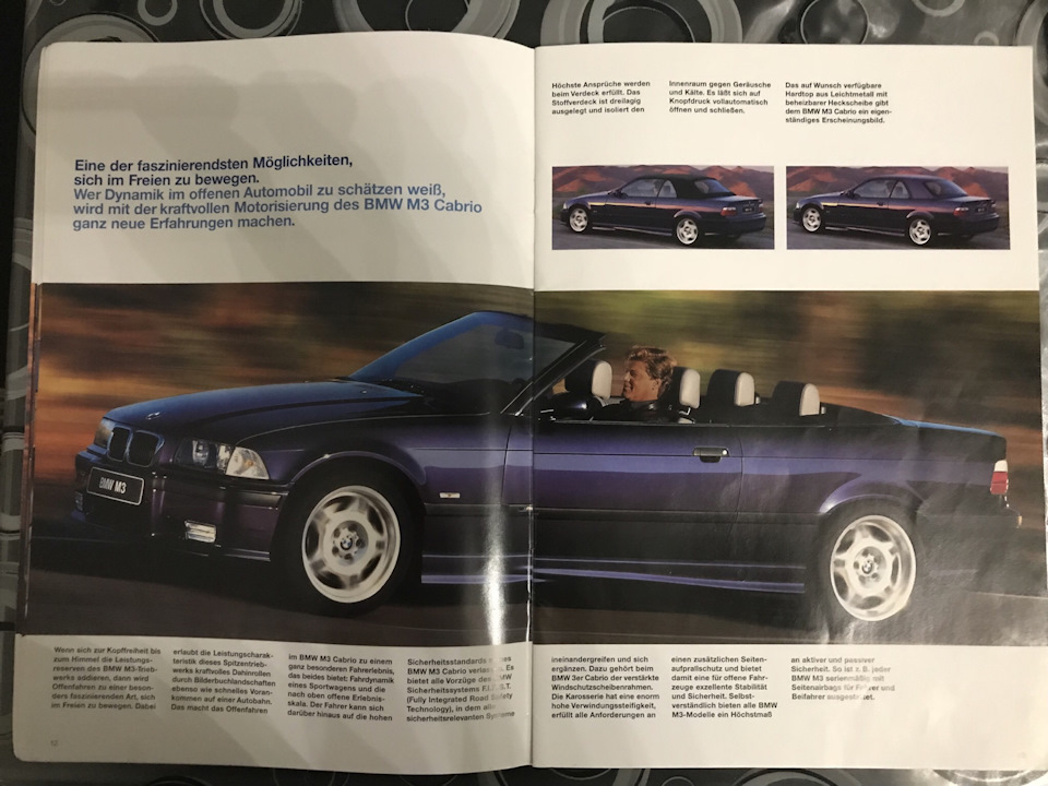 Рекламний проспект BMW M3 2