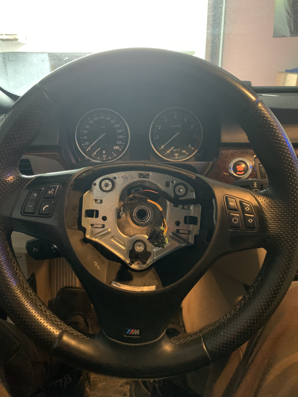 Upgrade руля на bmw e93 3